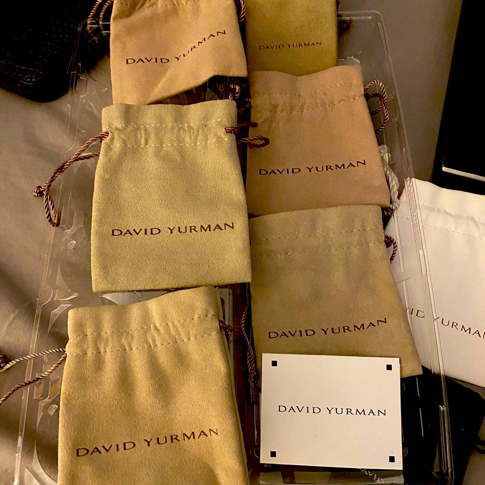 Authentic David Yurman jewelry bag(s). Per bag $20